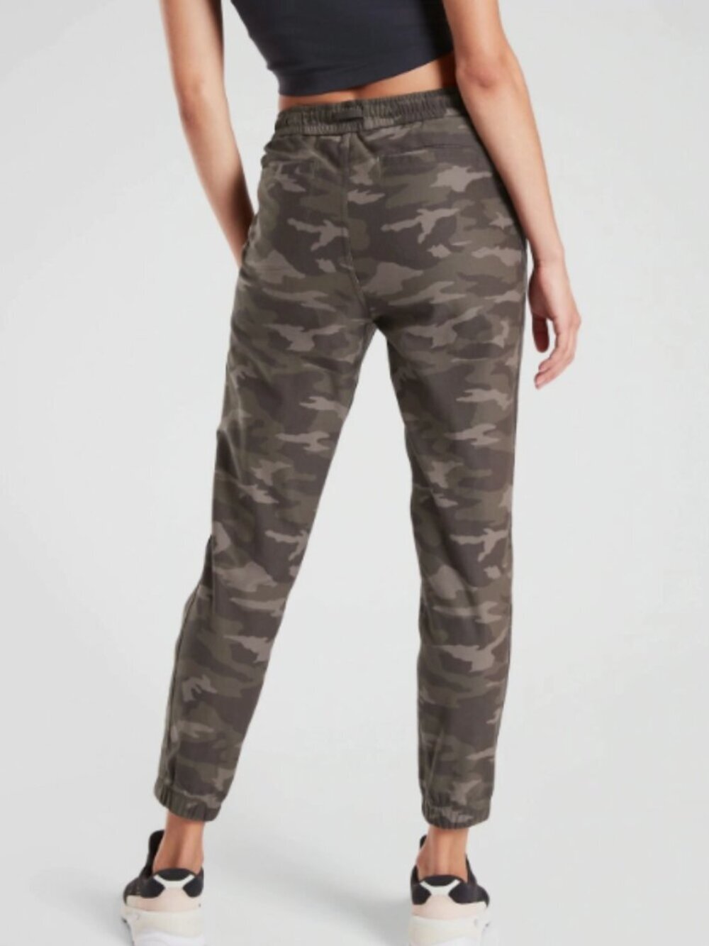 ATHLETA Camo Farallon Jogger Olive Green Size 12 - Picture 3 of 10